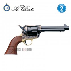 revolver-uberti-1873-cattleman-new-model-laiton-nickele-poignee-ivoire-calibre-45-colt