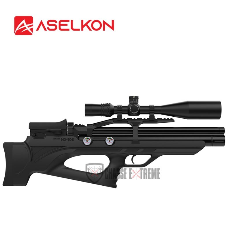 Carabine-ASELKON-PCP-Mx10-S-Régulateur-Jet-Black-cal. 5.5-19j