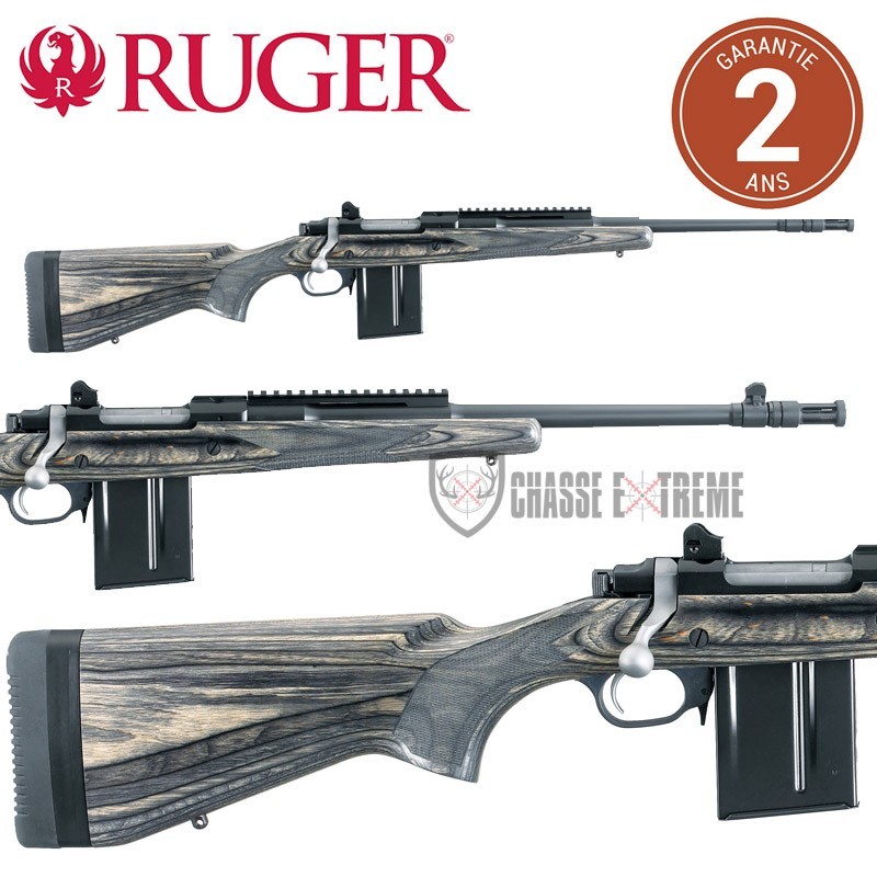 Carabine-ruger-gunsite-scout-rifle-noire-frein-de-bouche-fixe-ase-utra-borelock-cal-308-win
