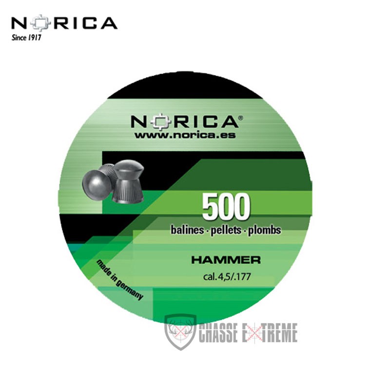 boite-de-500-plombs-norica-hammer-051gr-cal-45mm